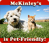 McKinley's is pet friendly